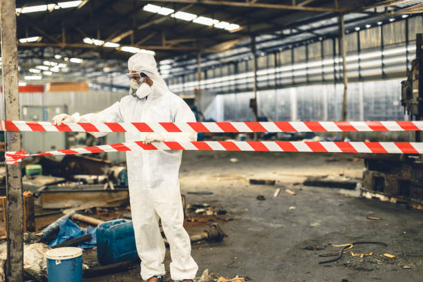 Professional Unattended Death Cleanup technician working in Grant, MI